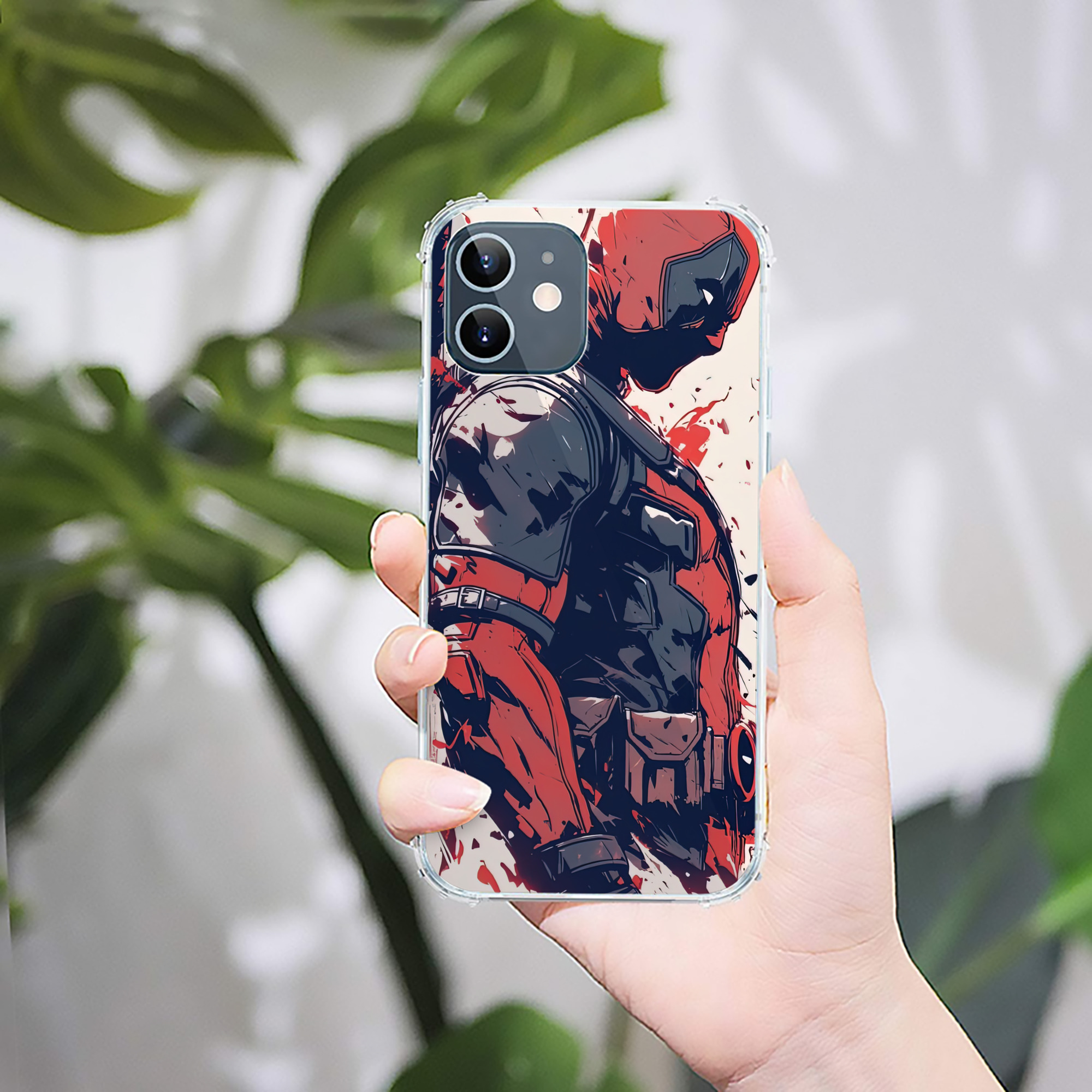 （画像用） Deadpool デッドプール 【iPhone 12シリーズ対応】透明スマホケース（クリアソフトケース）